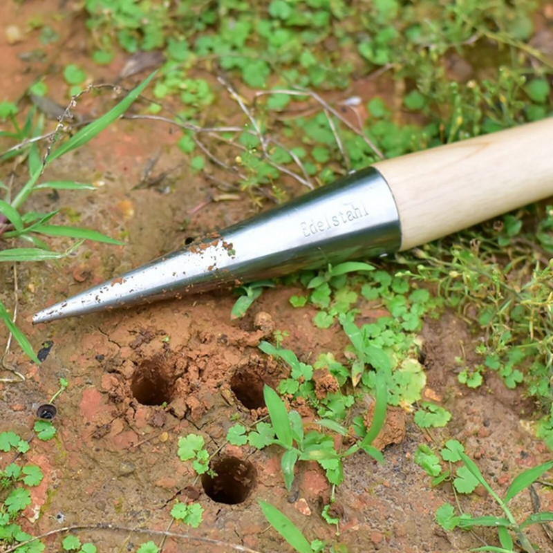 Transplant de răsaduri Set de transplant de răsaduri cu perforator pentru plante suculente agricole Instrument de grădinărit pentru plantare de legume