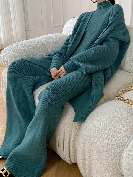 Set de iarnă tricotat pentru femei