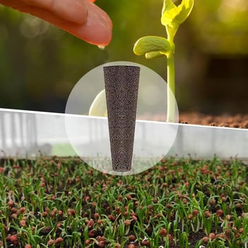 50 τμχ Growing Sponge SeedGermination PodLoose Structure που βοηθά τη βλάστηση Τύρφη PH Balanced Root Growth Sponge Gardening Tool