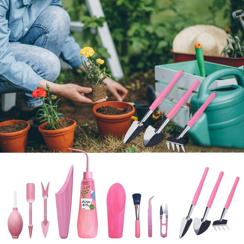 Vrtna sadilica Komplet za sadnju sukulenata DIY set alata za presađivanje Alat za sadnice Bonsai gnojivo Bušenje Presađivanje 12 kom./komplet