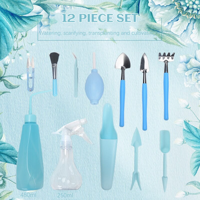 Sukulenti, cvijeće i povrće, kombinirani set alata za kućnu sadnju, cvjetni vrt, mini pribor za vrt, alati u saksiji