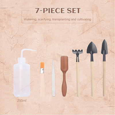 Sukulenti, cvijeće i povrće, kombinirani set alata za kućnu sadnju, cvjetni vrt, mini pribor za vrt, alati u saksiji