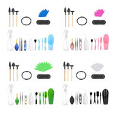 30 darabos mini kerti kéziszerszámok kültéri bonsai eszközök átültetése virágültetés, zamatos miniatűr kertészeti eszközök