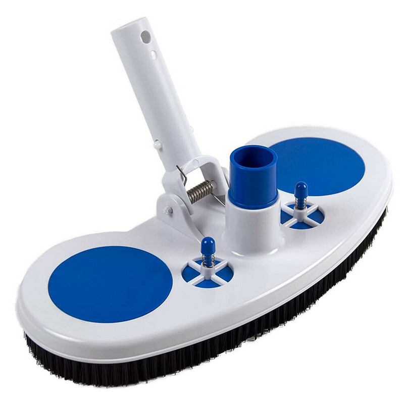 1 бр. Инструмент за почистване на плувен басейн Спа Смукателна прахосмукачка Комплект за почистване на главата Аксесоари Четка Инструмент за почистване на басейн