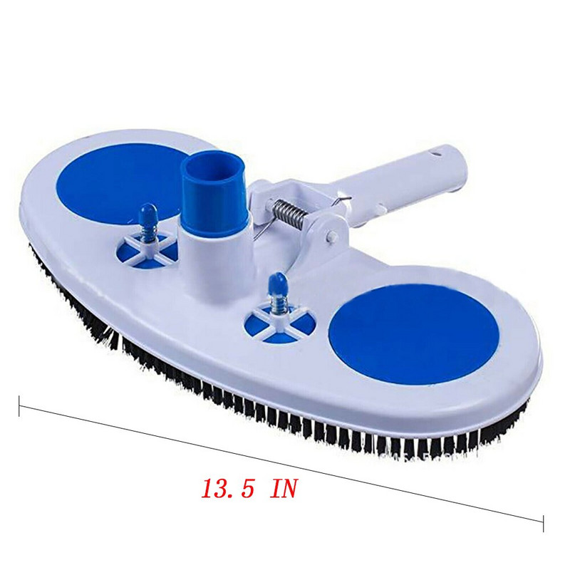 1 бр. Инструмент за почистване на плувен басейн Спа Смукателна прахосмукачка Комплект за почистване на главата Аксесоари Четка Инструмент за почистване на басейн