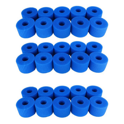 30PCS Филтър за плувен басейн, водна помпа Филтърна помпа S1 Миеща се био пяна 2 4 X UK VI LAZY „Филтър тип Z“