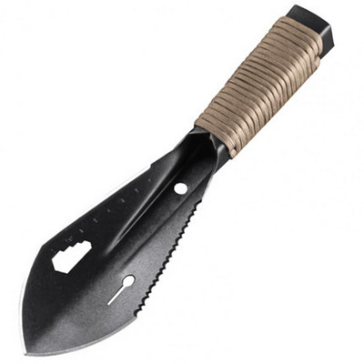 Lauko kastuvas Didelio atsparumo deformaciją stabdantis nerūdijančio plieno kempingas Mažas kastuvas stovyklavimui