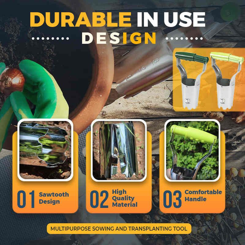 Sodininkystės ir žemės ūkio sodinukų ištraukėjas sodinimo įrankis Sandy Dipping Gėlių vamzdžių persodintuvas persodinimo sodinukų keltuvas