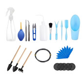 30 vienetų sultingų augalų įrankis Mini sodo rankinio persodinimo sodo įrankių rinkinys Miniatiūrinis sodinimo kambarinis bonsai sodo rinkinys