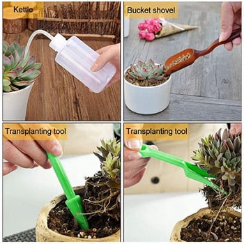 12/13 τεμ. Garden Planter Kit Παχύφυτα Εργαλεία Mini Garden Hand Tools Set Indoor Bonsai Miniature Transplant Seedling Tools