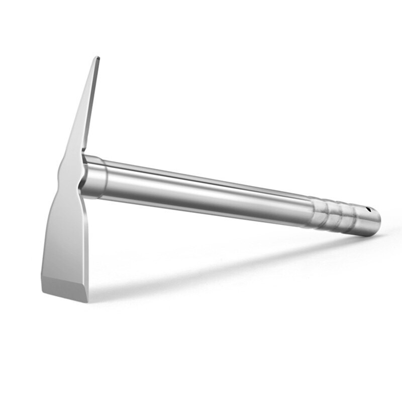 Unealtă de mână cu sapă de grădină din oțel inoxidabil, sapă și cultivator cu 3 dinte, unealtă de grădinărit cu două capete, plivire, săpat, însămânțare multifuncțională