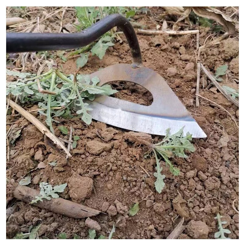 Grebla de plivire cu sapă goală din oțel Plantarea de legume Fermă Grădină Instrument de agricultură Accesorii pentru plivitul