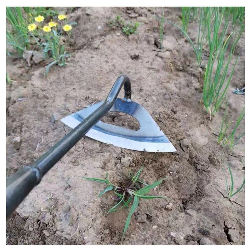 Grebla de plivire cu sapă goală din oțel Plantarea de legume Fermă Grădină Instrument de agricultură Accesorii pentru plivitul