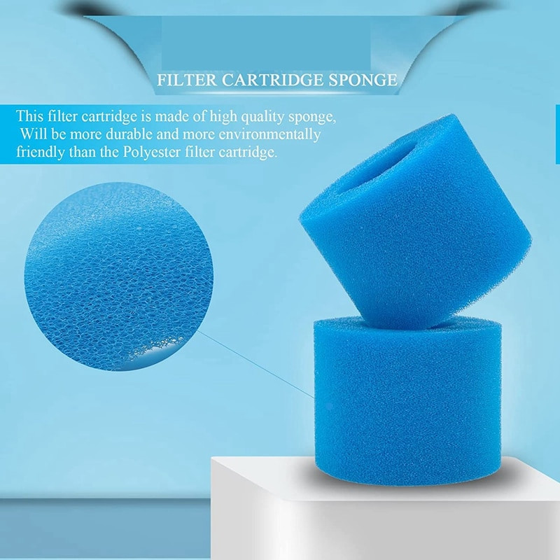 Cartuș de burete tip VI pentru Coleman SaluSpa pentru Bestway Spa Filtru de schimb pentru SaluSpa pentru pompa de filtru Lay-Z Spa