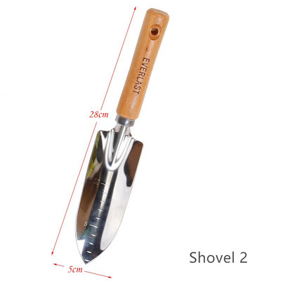 4vnt Namų sodo įrankių rinkinys Rankinis mentele Bonsai Kastuvas grėblys kultivatorius Lietas iš nerūdijančio plieno lauko sodo persodinimo įrankiai