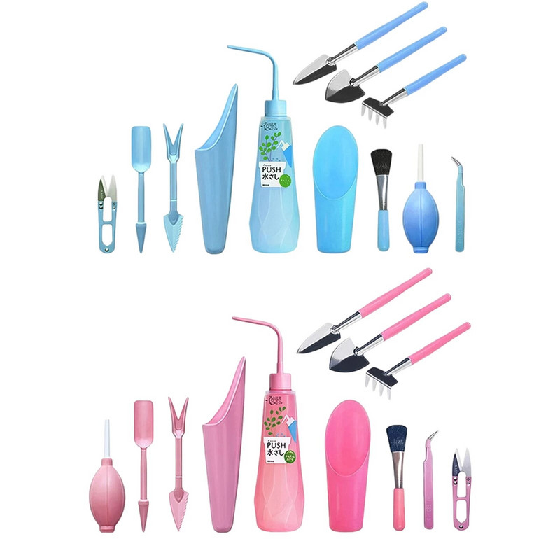 Sultingi augalai Įrankiai Mini sodo rankinių įrankių rinkinys persodinimo įrankiai Miniatiūriniai sodinimo sodo įrankių rinkiniai kambariniams miniatiūriniams