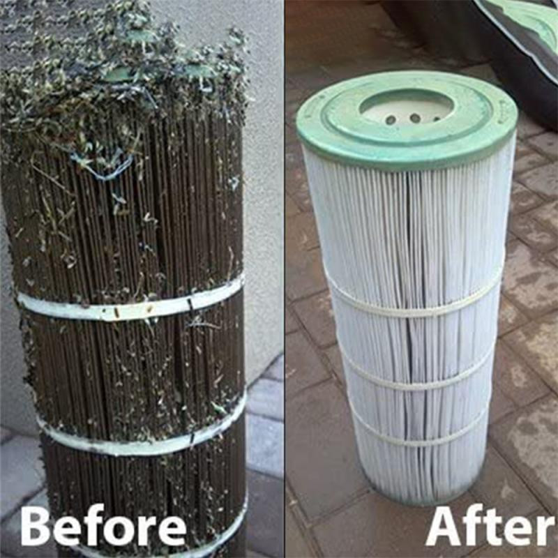 1 vnt baseino filtrų valiklis skalavimo įrankių šepetys Rankinis baseino valymo priedai baseino filtro valymo šepečiui