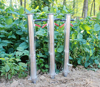 Unelte de grădină Legume fără săsuri de pepene galben Răsad de plantare de ardei Transplantator Semănător rapid Semănător din oțel inoxidabil