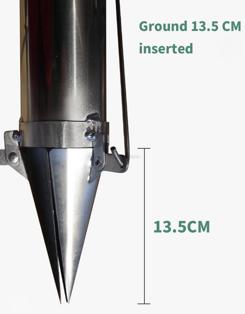 Unelte de grădină Legume fără săsuri de pepene galben Răsad de plantare de ardei Transplantator Semănător rapid Semănător din oțel inoxidabil