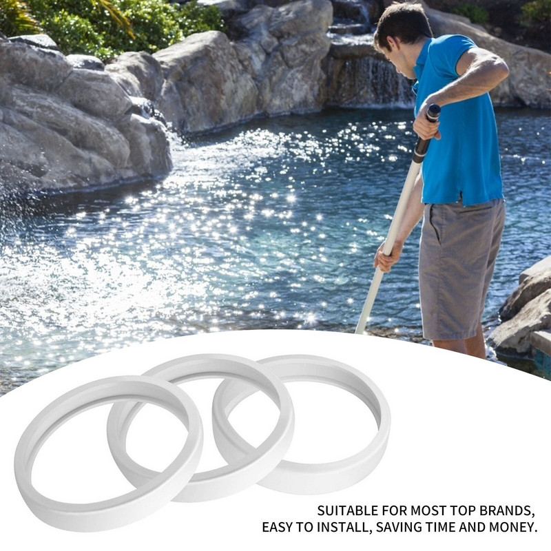 3 vnt. baltos gumos baseino valiklis universalios padangos C10 C-10 Zodiako pakeitimas, skirtas Polaris 180 280 360 380 įrankių priedai