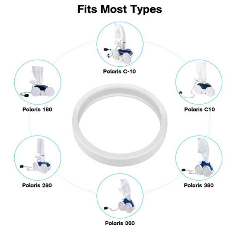 3 vnt. baltos gumos baseino valiklis universalios padangos C10 C-10 Zodiako pakeitimas, skirtas Polaris 180 280 360 380 įrankių priedai
