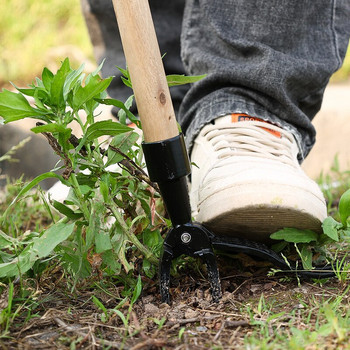 Weeder Foot Standing Weeder Head Replacement Stand Up Metal Weed Puller Root Remover Outdoor Kill Weed Garden Tool