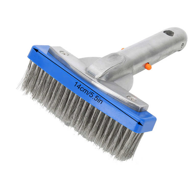 Perie de curățare a piscinelor din oțel inoxidabil de 5,5 inci pentru instrumentul de curățare a pereților podelei iazului spa