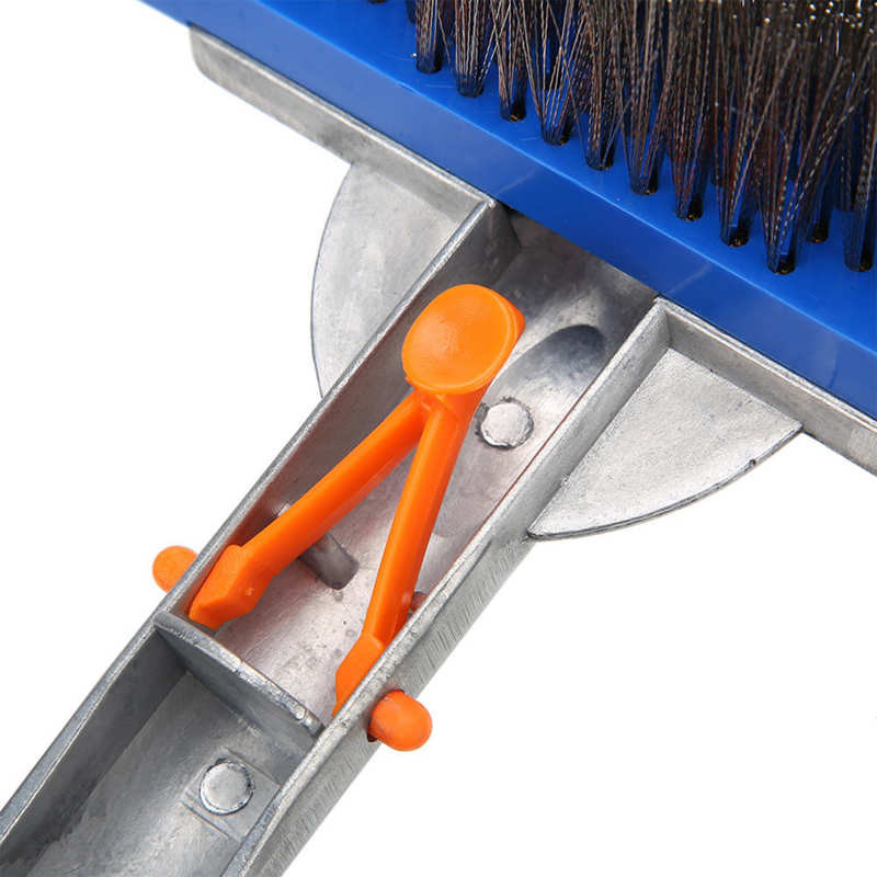 Perie de curățare a piscinelor din oțel inoxidabil de 5,5 inci pentru instrumentul de curățare a pereților podelei iazului spa