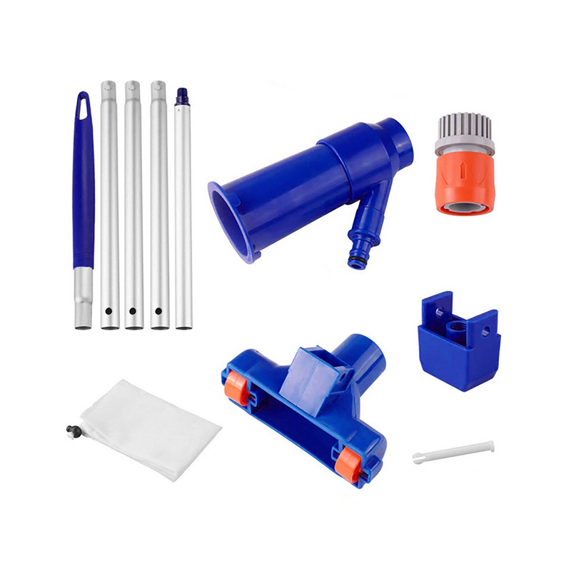 Baseino dulkių siurblys Valymas Dezinfekavimo įrankis Siurbimo galvutė Tvenkinio fontanas SPA Baseino dulkių siurblio šepetys su rankena US #Z