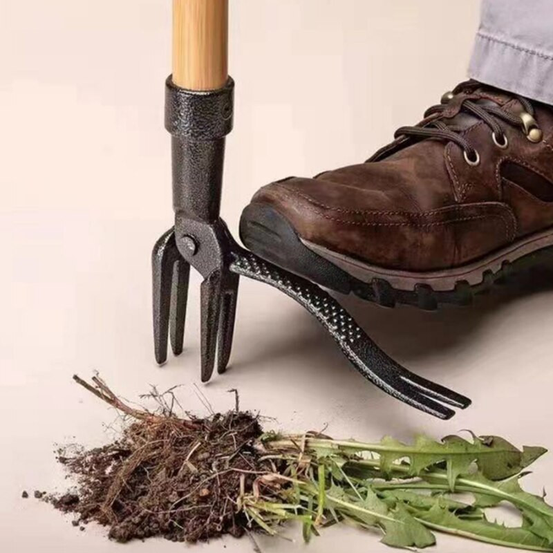 Piktžolių traukiklio pakaitinės galvutės Metalinės geležies ravėjimo galvutė lauko sodo kiemo piktžolių šalinimo priemonė Sodo vejos įrankiai