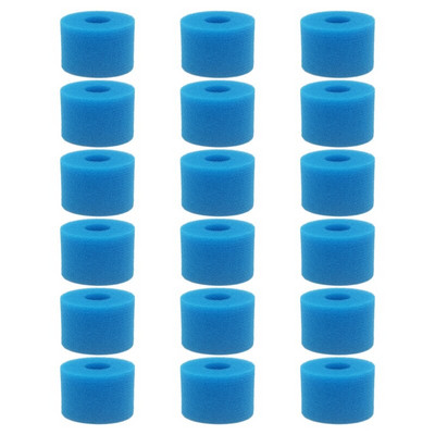 Practic 18 buc pentru cartuș filtrant pentru cadă cu hidromasaj, spumă lavabilă, reutilizabilă Intex Pure Spa, tip S1