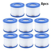 8 ks bazénový filter pre vírivku Bestway filter pre Coleman Saluspa filtračné čerpadlo typ kazety balenie umývateľný filter