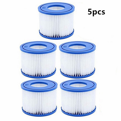 8 ks bazénový filter pre vírivku Bestway filter pre Coleman Saluspa filtračné čerpadlo typ kazety balenie umývateľný filter