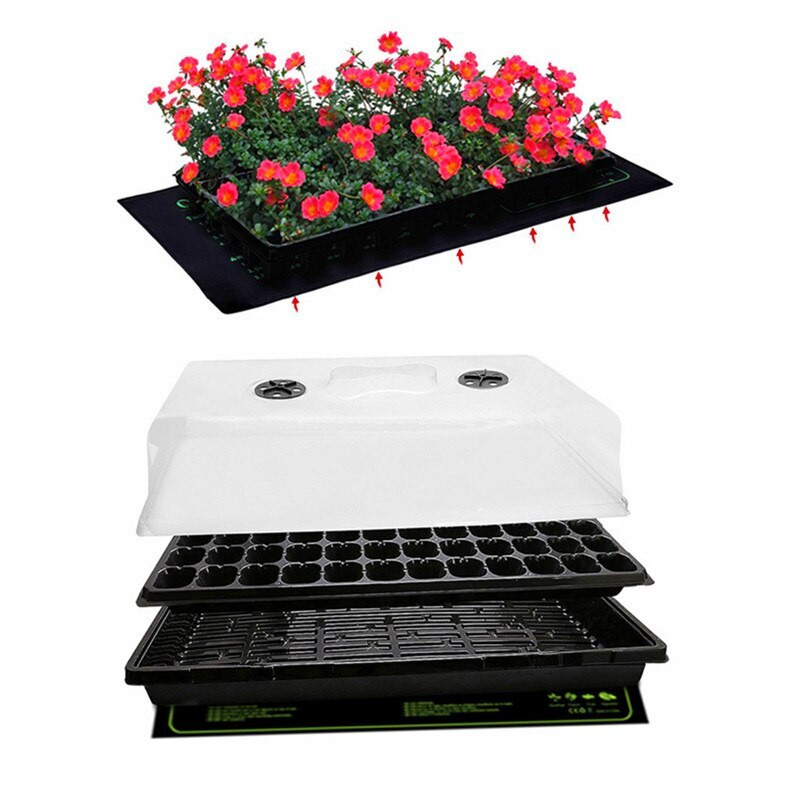 Sodinukų šildymo kilimėlis 50x25cm vandeniui atsparus augalų sėklų daiginimo dauginimas kloninis starteris 110V/220V sodo reikmenys 1 vnt.
