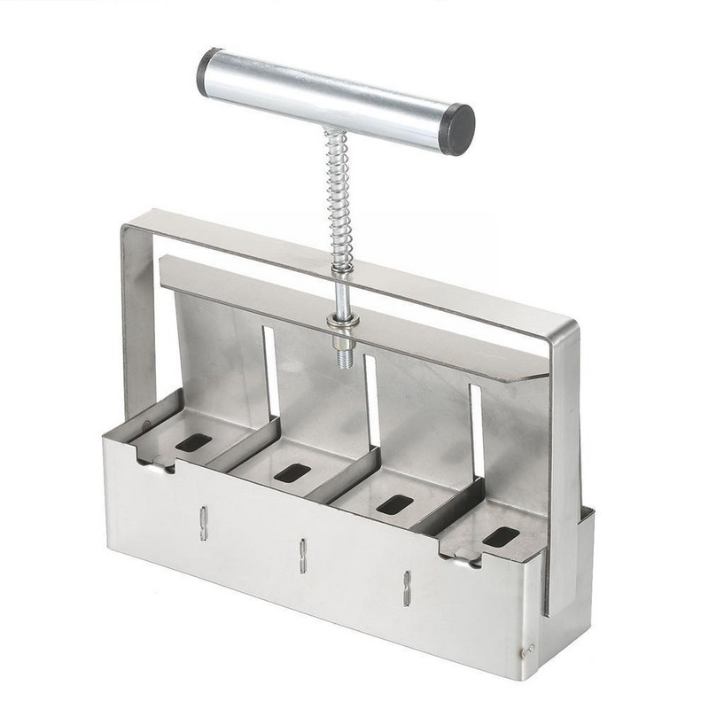 2 colių rankinis dirvožemio blokatorius, plieninis rankinis dirvožemio blokų gamintojas su rankena augalų dirvožemio blokavimo įrankis, skirtas sodinukams Sta Z9E7