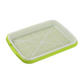 1 set Set de germinare Tavă de germinare fără pământ cu capac Tavă de germinare hidroponică pentru iarbă de grâu, soia Mung