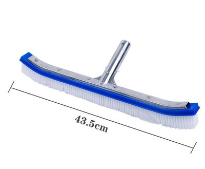 Baseino šepetys Patvarus baseino grindų sienų valymo įrankis Baseino šluotos dumblių valiklis Šveitiklis Valantis šepetėlio galvutės valiklis