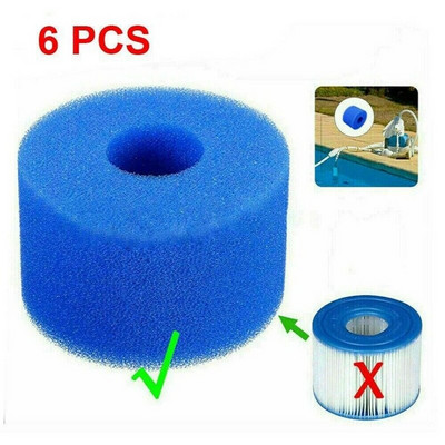 Karštas 6 vnt. skirtas Intex Pure Spa daugkartinio plaunamo putplasčio kubilo filtro kasetė S1 tipas