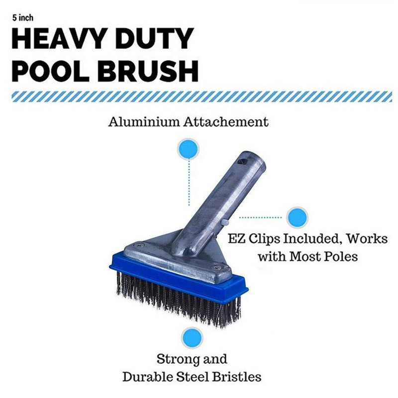 Basseini puhastushari 5-tolline metallhari basseini puhastusvarustus