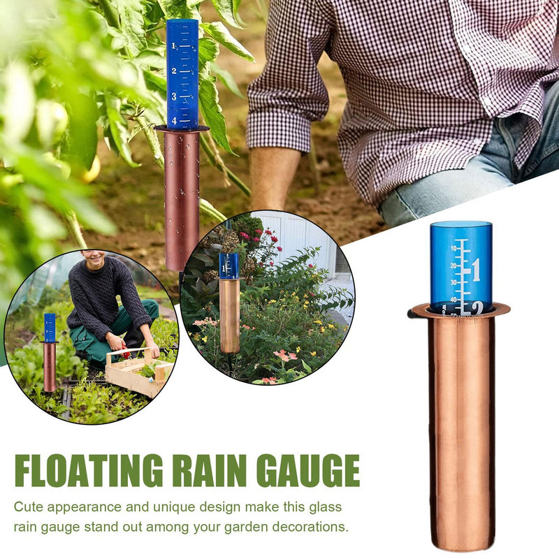 19 * 15 * 3 cm lauko lietaus matuoklio matavimo taurė, atspari krituliams matavimo taurė, skirta sodo lauko kiemo kritulių matuokliui H E6C8