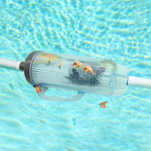 2021 Aspiratoare automate cu aspirator pentru frunze pentru piscină cu coș cu plasă Durabil cu adaptor conector pentru furtun