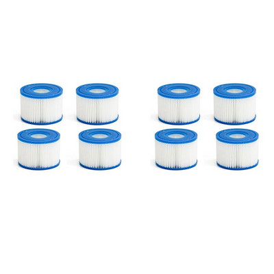 8 vnt. S1 tipo baseino filtrų kasetės, skirtos Intex PureSpa, sūkurinės vonios filtras, baseino SPA filtras Intex 29001E, 11692 SPA filtras