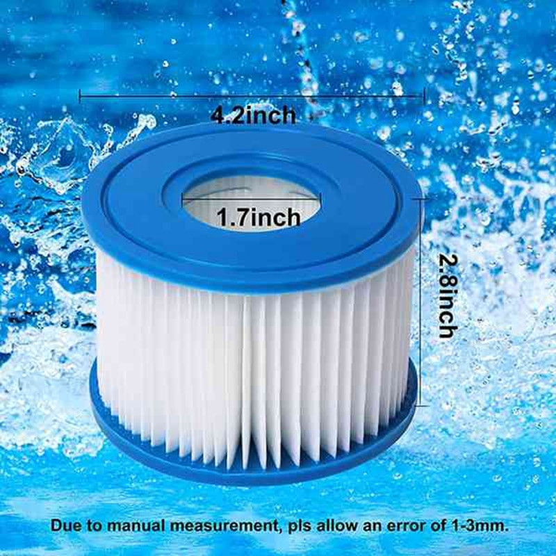 8 vnt. S1 tipo baseino filtrų kasetės, skirtos Intex PureSpa, sūkurinės vonios filtras, baseino SPA filtras Intex 29001E, 11692 SPA filtras