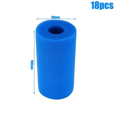 18 vnt Intex Pure Spa Daugkartinio plaunamo putplasčio kubilo filtro kasetė S1 tipo baseino baseino priedai