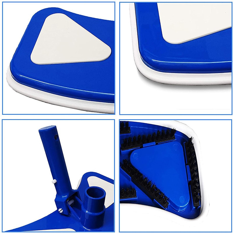 Basseinipuhastusvahendi tarvikud Kaalutud liblikas kasutatava basseini vaakumpea koos põhja nailonharjadega basseinide puhastamiseks (ainult pea)