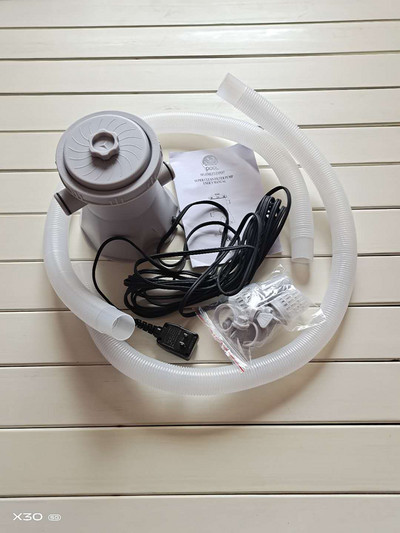 Priehľadné filtračné čerpadlo 15W 110-240V elektrické letné bazénové filtračné vodné čerpadlo pre nadzemné bazény, denná starostlivosť
