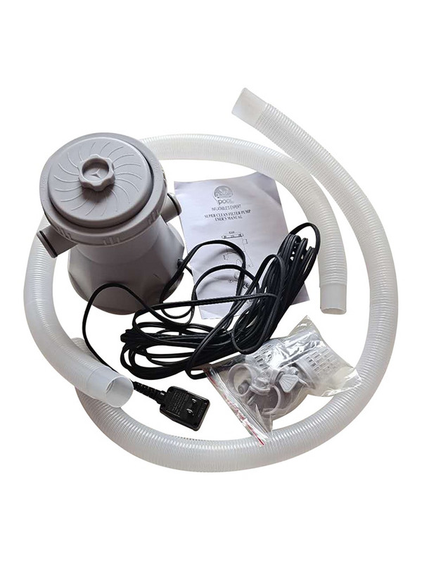 Priehľadné filtračné čerpadlo 15W 110-240V elektrické letné bazénové filtračné vodné čerpadlo pre nadzemné bazény, denná starostlivosť