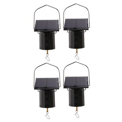Solar Hanging Display Κινητήρας Περιστρεφόμενος Μικρός κινητήρας Ηλιακής Ενέργειας Wind Spinner Κινητήρας πολλαπλών χρήσεων Περιστρεφόμενος γάντζος 4 τμχ