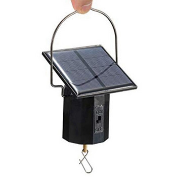 Solar Hanging Display Κινητήρας Περιστρεφόμενος Μικρός κινητήρας Ηλιακής Ενέργειας Wind Spinner Κινητήρας πολλαπλών χρήσεων Περιστρεφόμενος γάντζος 2τμχ