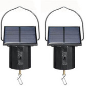 Solar Hanging Display Κινητήρας Περιστρεφόμενος Μικρός κινητήρας Ηλιακής Ενέργειας Wind Spinner Κινητήρας πολλαπλών χρήσεων Περιστρεφόμενος γάντζος 2τμχ